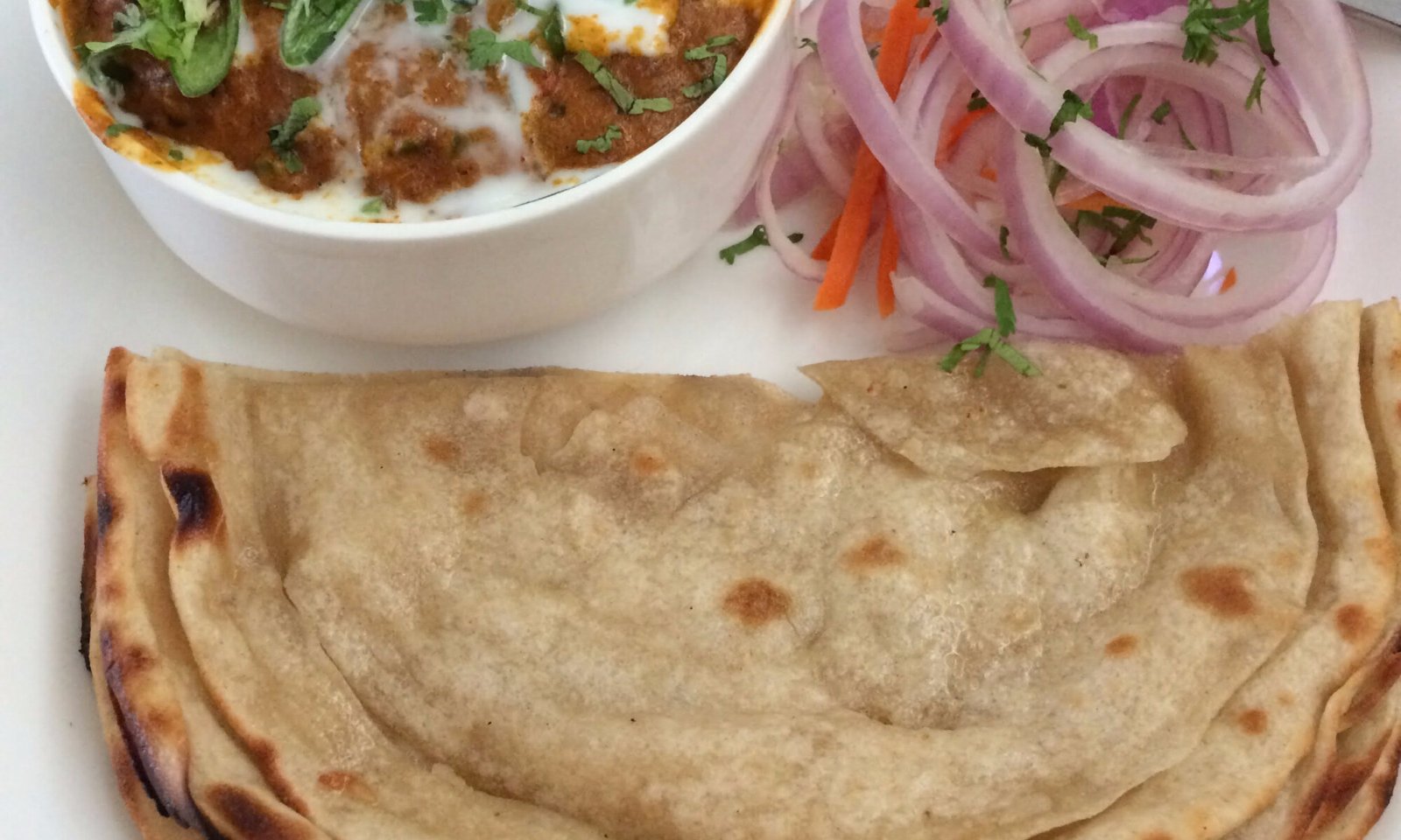 Chicken Lababdar with Laccha Paratha