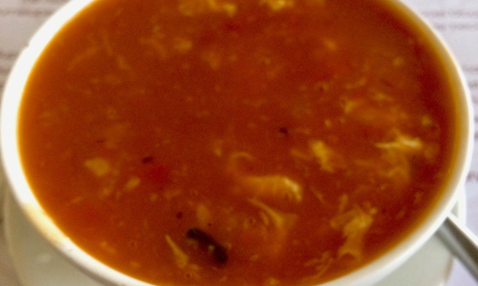 Tomato Egg Drop Soup