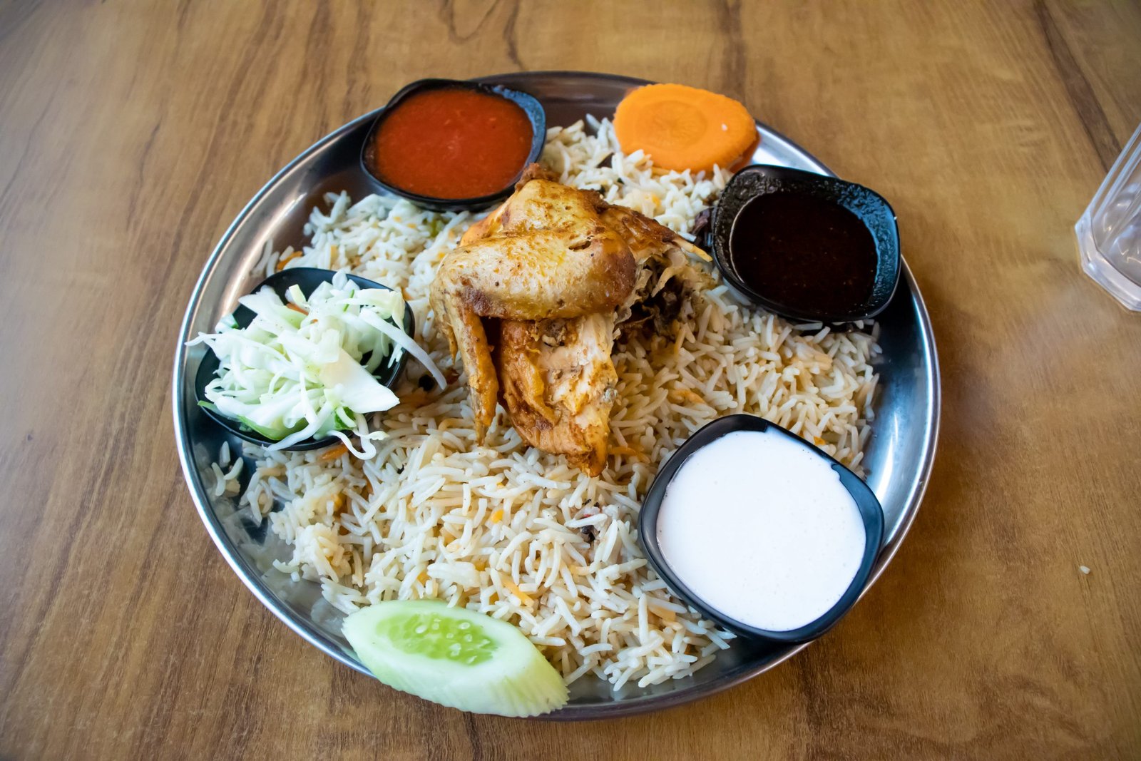 Quarter chicken kuzhi mandi