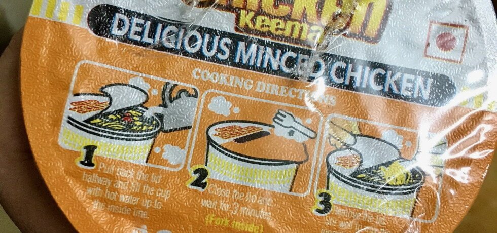 Nissin Cup Zesty Chicken Keema Noodles