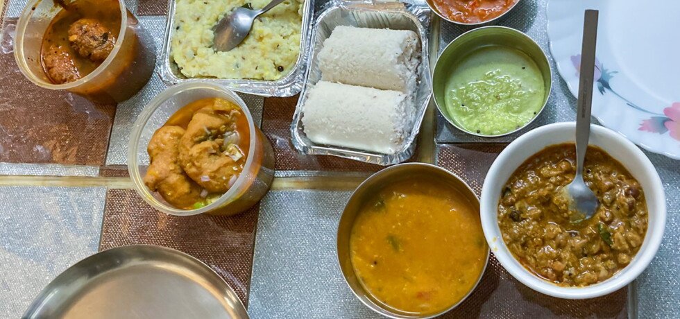 Breakfast Spread from Vasanta Bhavan