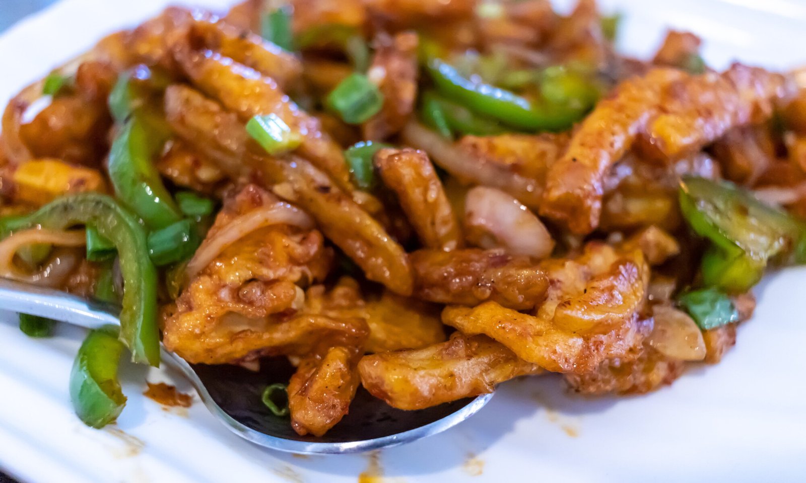 Honey Chilly Potatoes